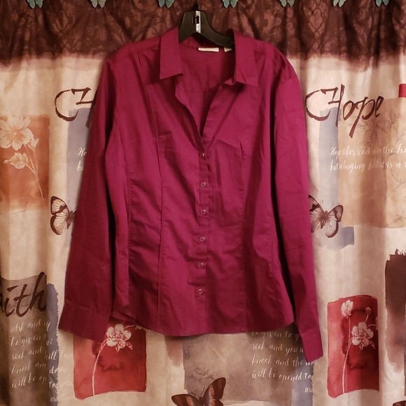 Cranberry Colored Top - Picture 1 of 3